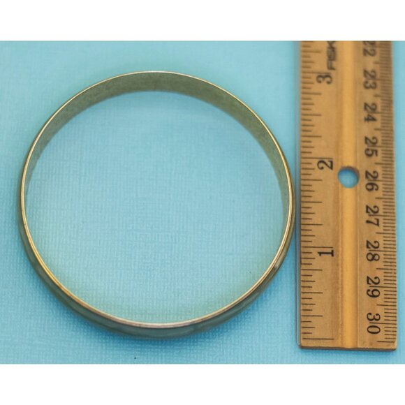 Vintage Minimalist Gold Tone Bangle 8 inch by Avon - E37 - Picture 3 of 3